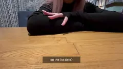 play Petite Amateur wygłasza brudne rozmowy i loda w pierwszej randce kończącej się wycofaniem
