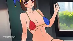 play Anime hentai: la corsa selvaggia di Pomni con grandi cazzi e crema